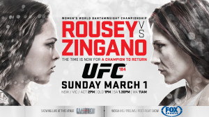 UFC 184 Rousey vs Zingano